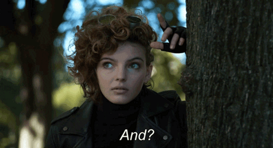 And Beautiful Woman Hiding In The Tree GIF