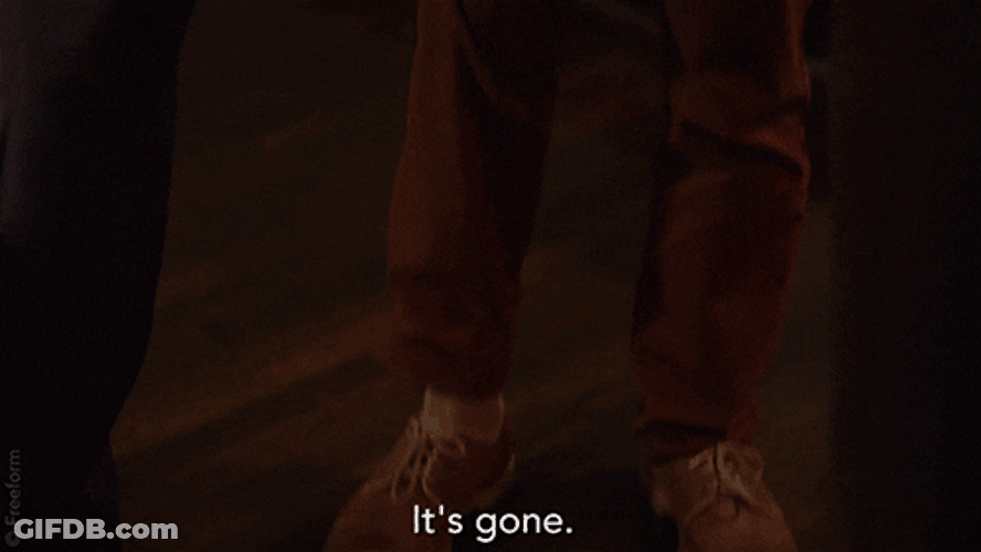 And Its Gone Dropped The Changes GIF