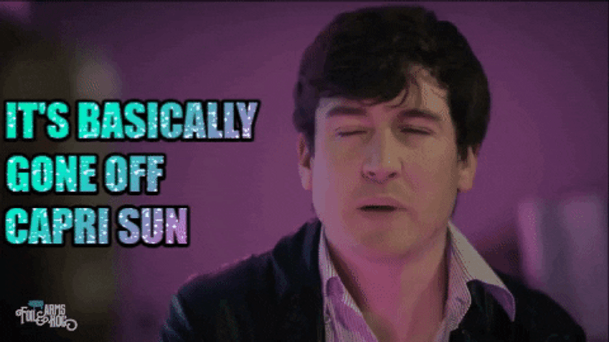 And Its Gone Off Capri Sun GIF