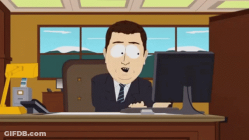 And Its Gone Typing GIF