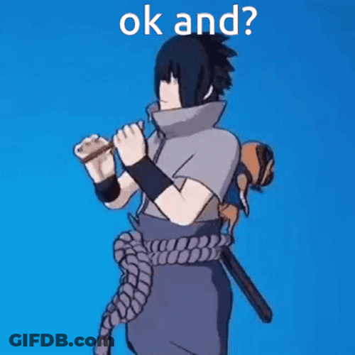 And Sasuke Uchiha Cleaning His Nails GIF