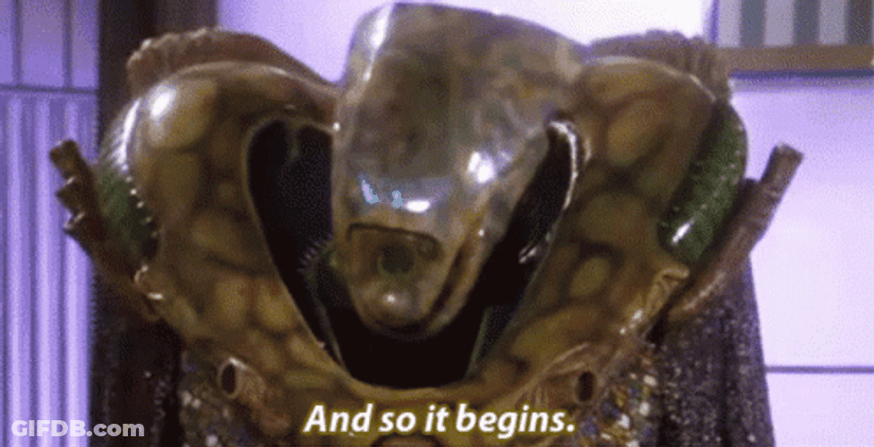 And So It Begins GIF