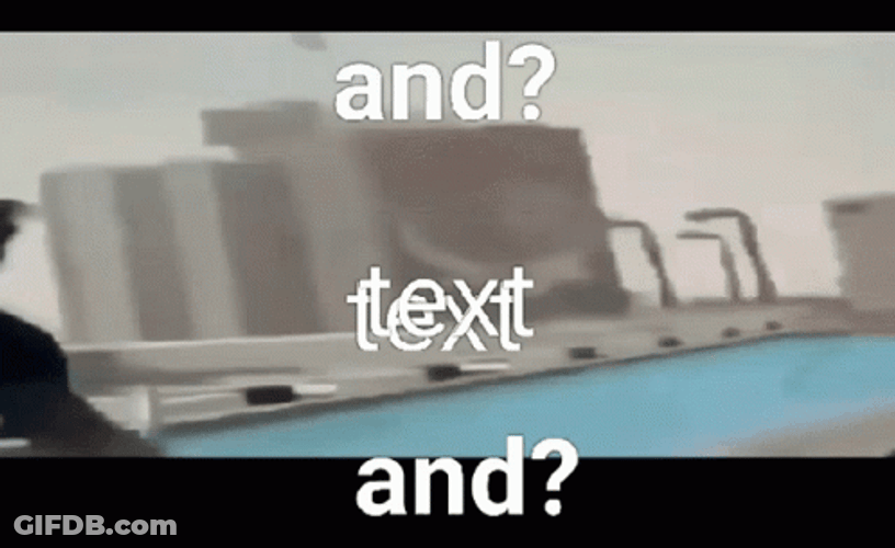 And Text And Animation GIF