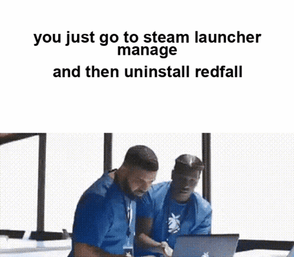 And Then Uninstall Redfall GIF