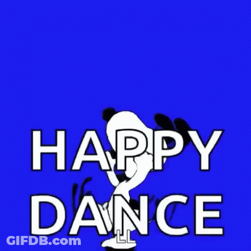 And There Was Much Rejoicing Snoopy Happy Dance GIF