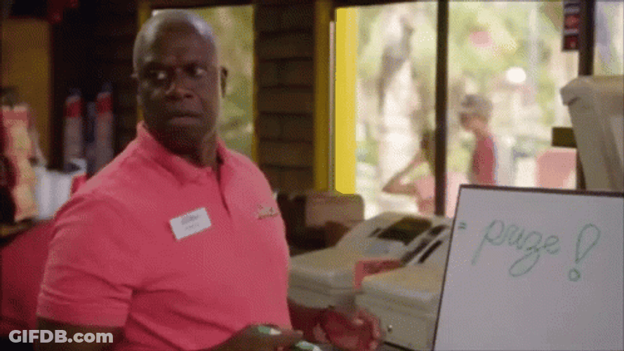 Andre Braugher Offended Reaction GIF
