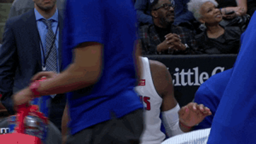 Andre Drummond Bench Dancing GIF