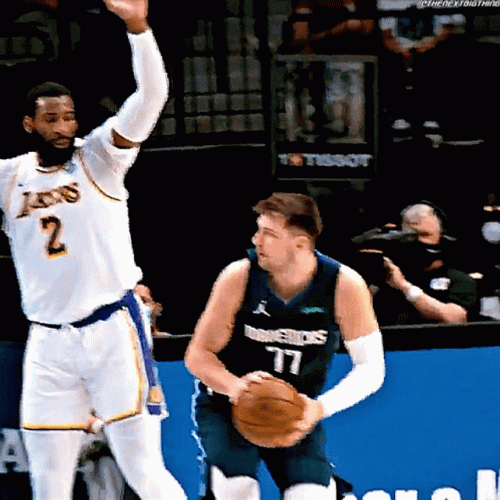 Andre Drummond Blocks Luka GIF