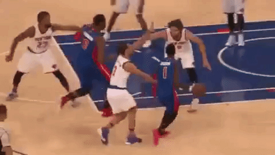 Andre Drummond Warming Up Game GIF
