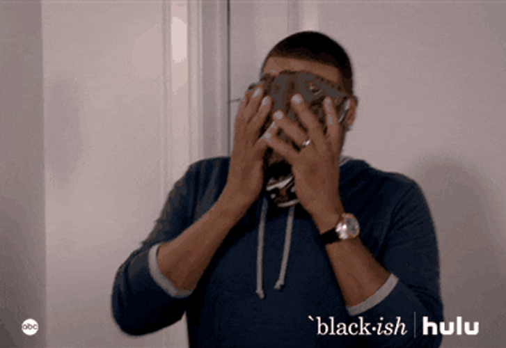 Andre Johnson Cover His Face GIF