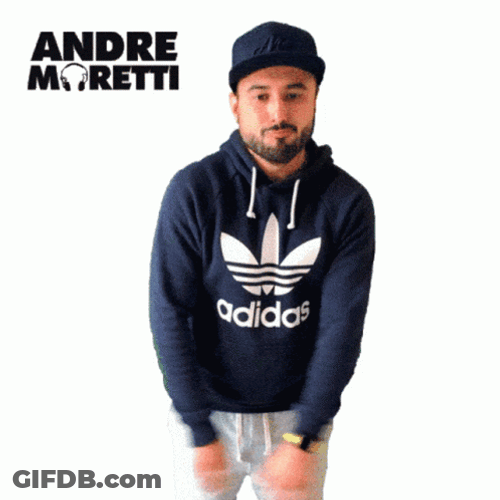 Andre Moretti Wearing Adidas Jacket GIF