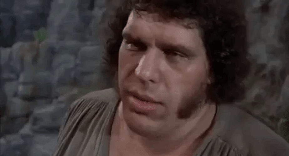 Andre The Giant Begging Not To Do It GIF