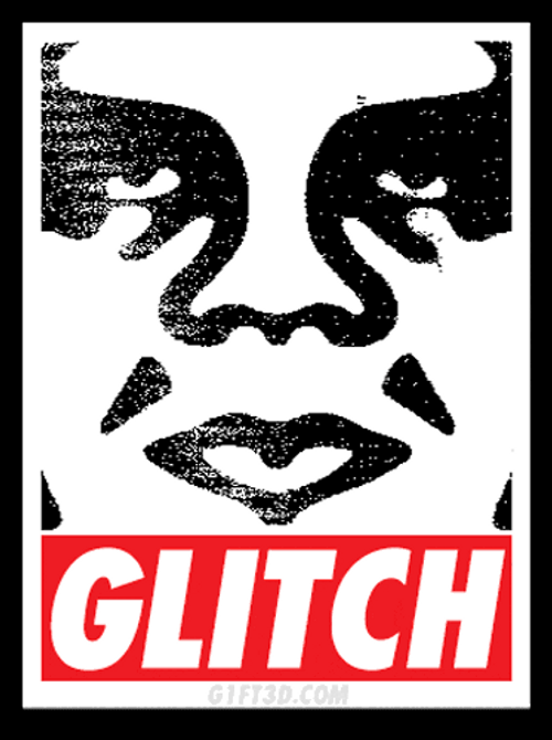 Andre The Giant Glitching Face GIF