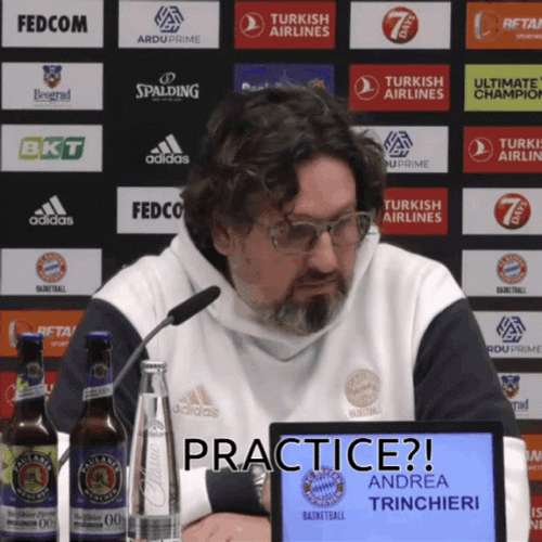Andrea Trinchieri Talks About Allen Iverson Practice GIF