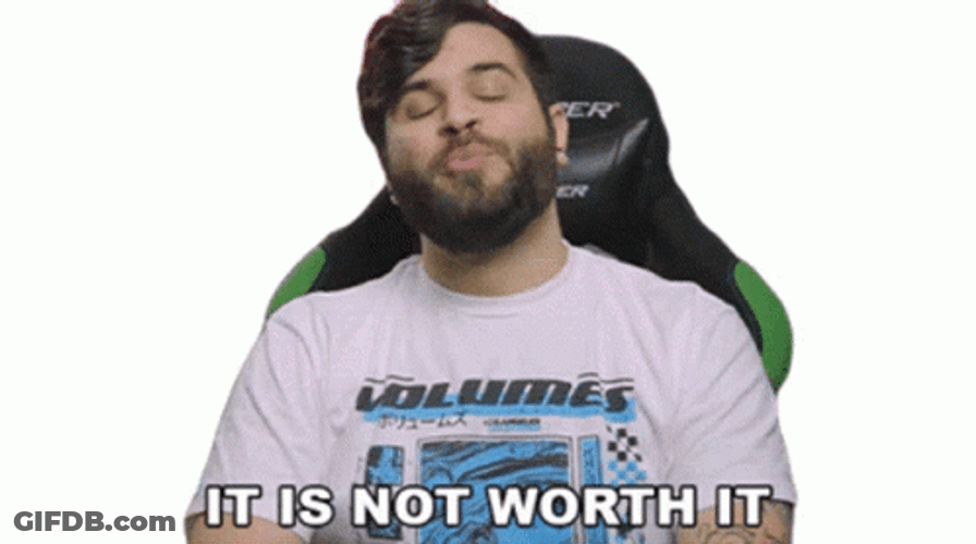 Andrew Baena It's Not Worthy GIF