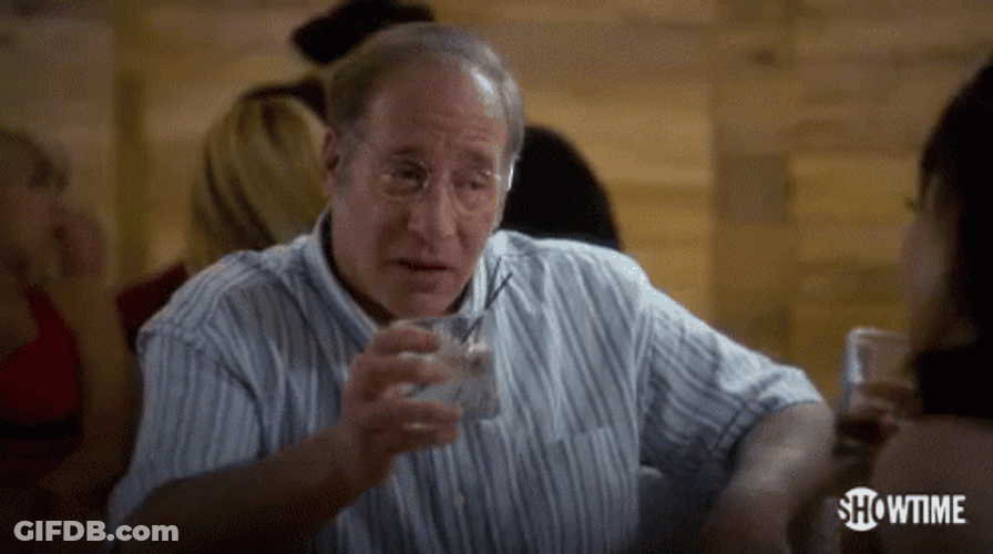 Andrew Dice Clay Cheers Drink With Woman GIF