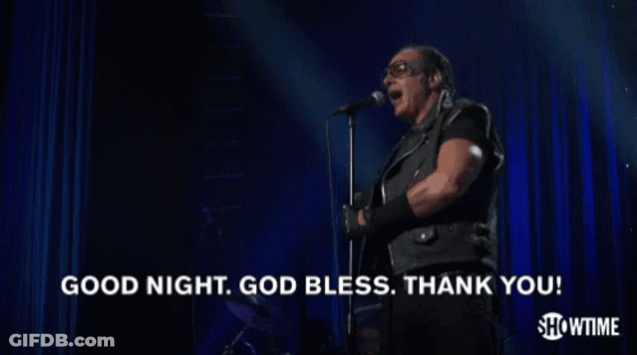 Andrew Dice Clay Good Night God Bless GIF
