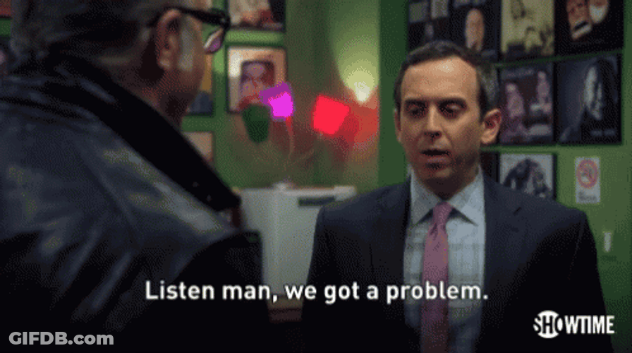 Andrew Dice Clay We Got Problem GIF