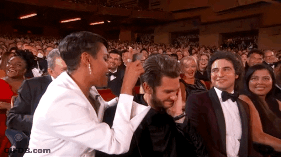 Andrew Garfield Ariana DeBose GIF