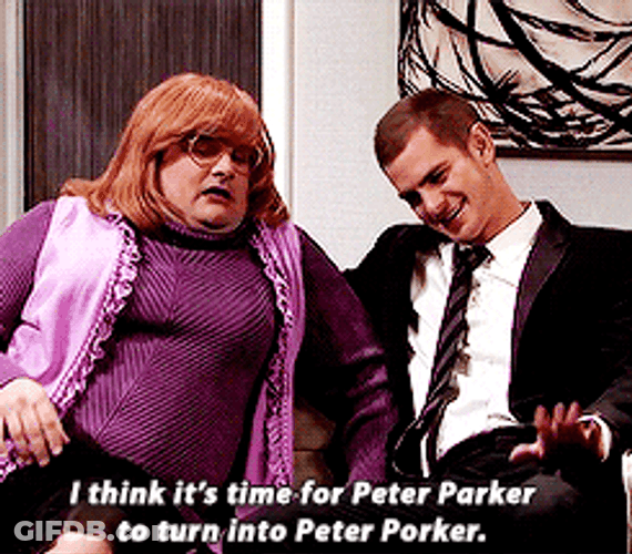 Andrew Garfield Funny SNL GIF