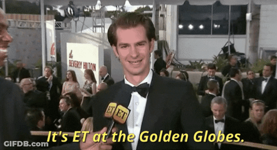 Andrew Garfield Golden Globes GIF
