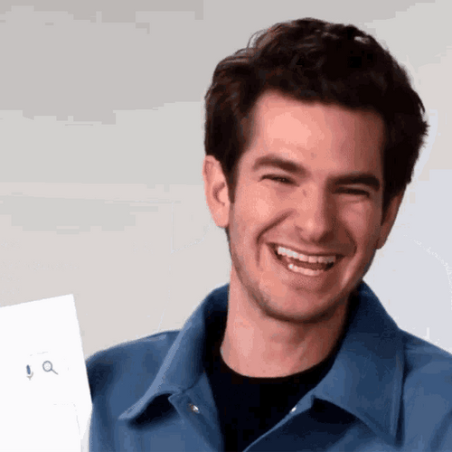 Andrew Garfield Hehe Laughing GIF