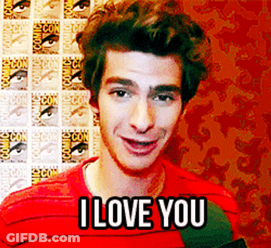 Andrew Garfield I Love You GIF