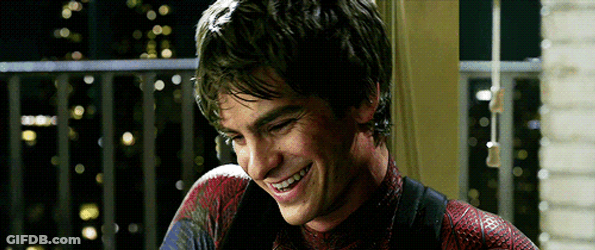 Andrew Garfield Laugh GIF