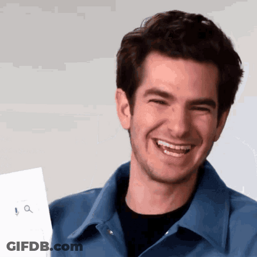 Andrew Garfield Laughing GIF