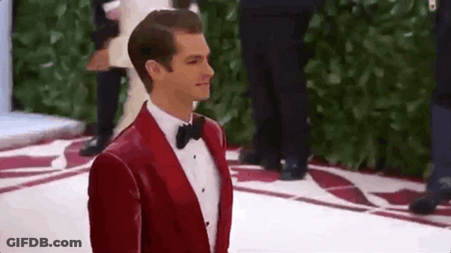 Andrew Garfield Met Gala GIF