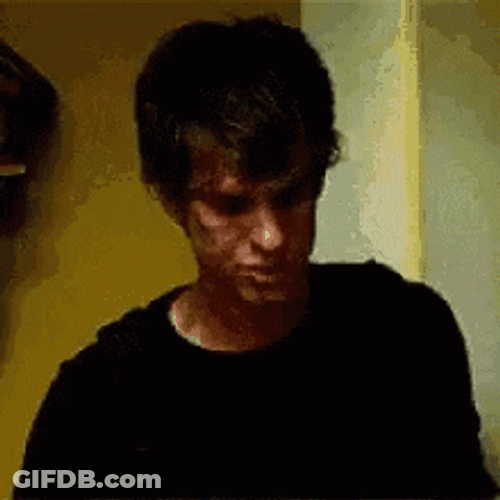 Andrew Garfield Spiderman Busted Lips GIF