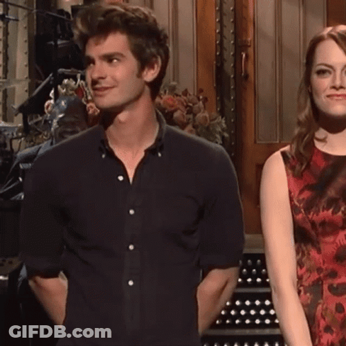 Andrew Garfield Spiderman Emma Stone GIF