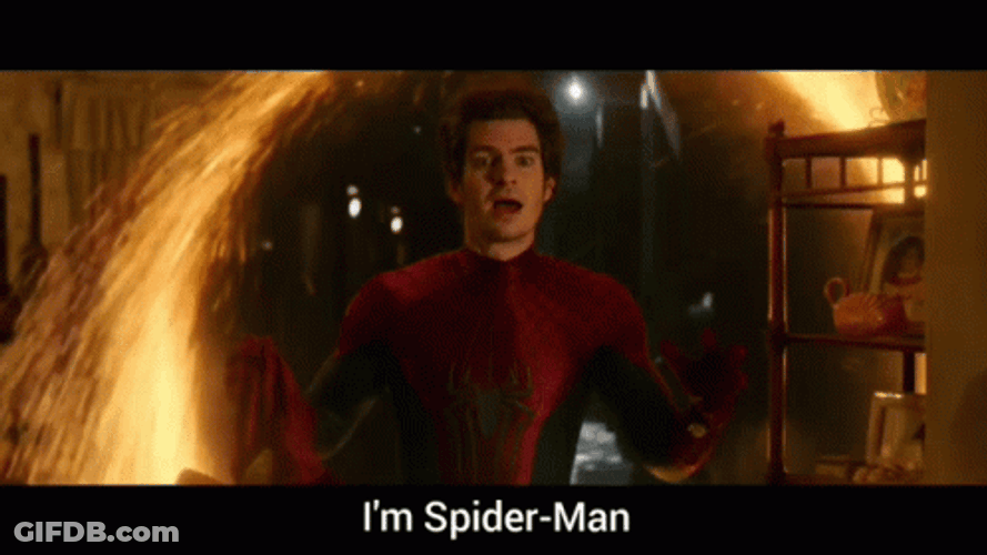 Andrew Garfield Spiderman No Way Home GIF