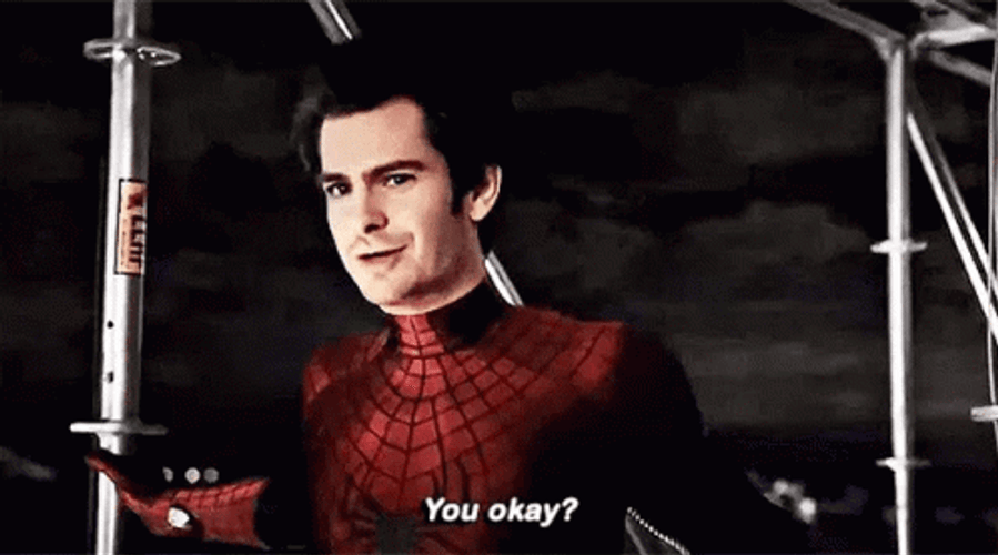 Andrew Garfield Spiderman You Okay GIF