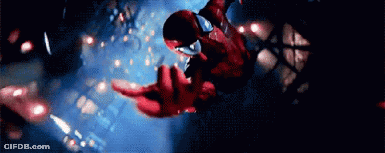 Andrew Garfield The Amazing Spiderman Fall GIF