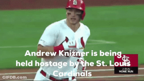Andrew Knizner Held By St Louis Cardinals GIF