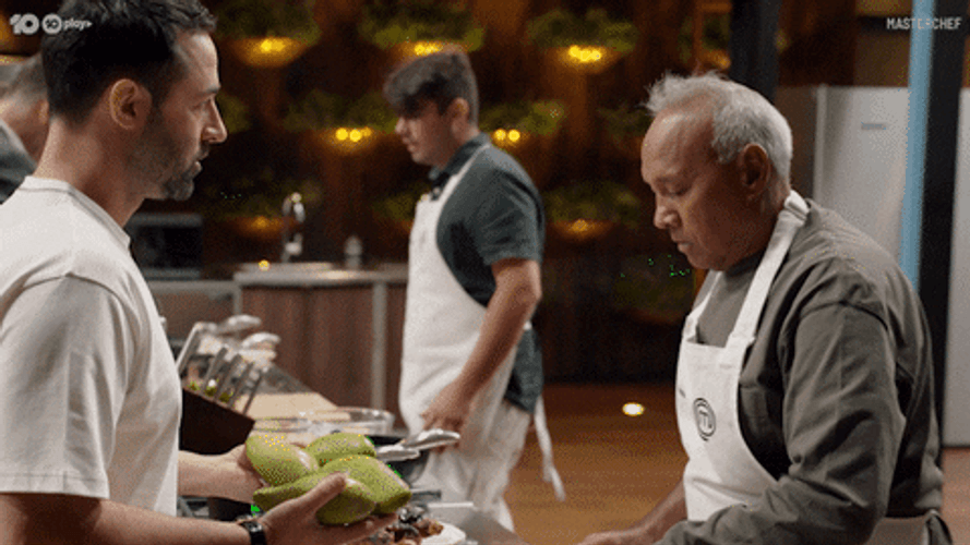 Andy Allen Gets Pat On Shoulder Masterchef GIF