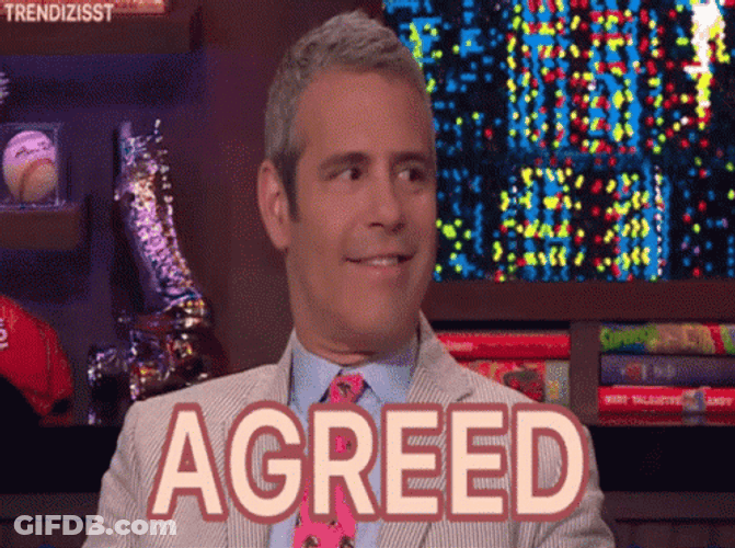Andy Cohen Agreed GIF