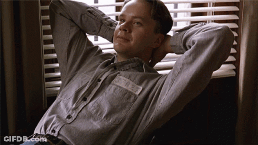Andy Dufresne In Cell Uniform Shawshank Redemption GIF