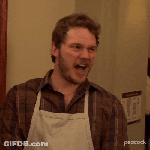 Andy Dwyer Disgusted Facial Expression GIF