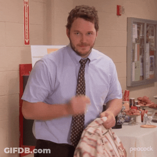 Andy Dwyer Im Smart Gesture GIF