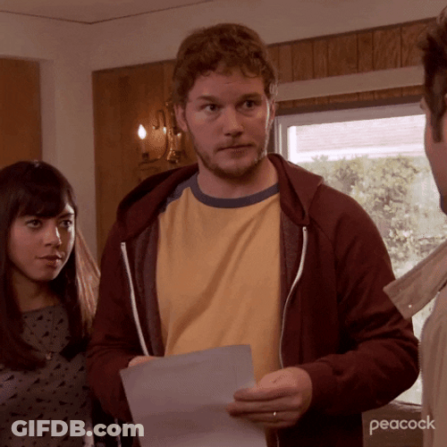 Andy Dwyer Serious Look Parks And Recreation GIF