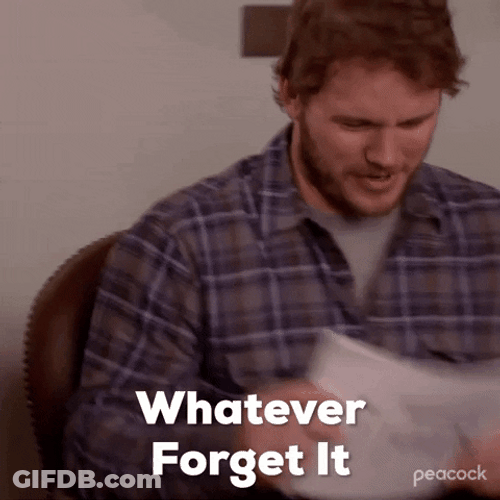 Andy Dwyer Slamming Papers Down On Table GIF