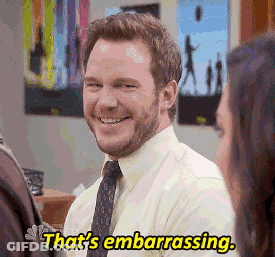 Andy Dwyer Thats Embarrassing Parks And Recreation GIF