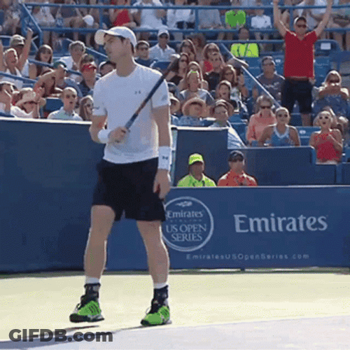 Andy Murray Angry Scream GIF