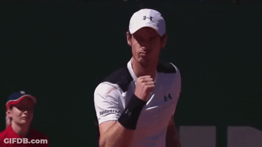 Andy Murray Fist GIF
