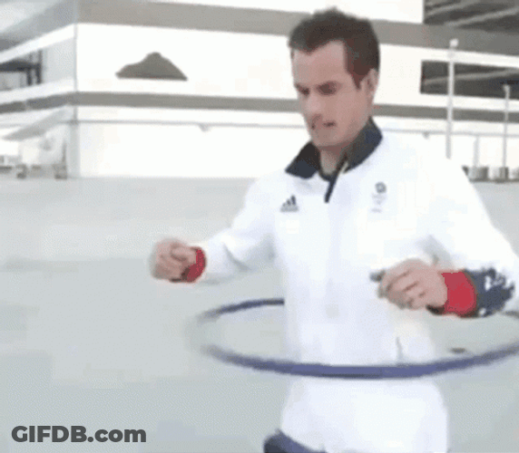 Andy Murray  Hula Hoop GIF