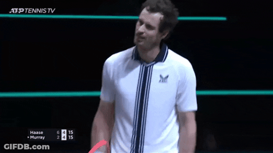 Andy Murray Hunching GIF