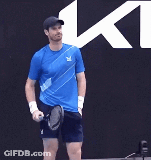 Andy Murray Mad Serving GIF