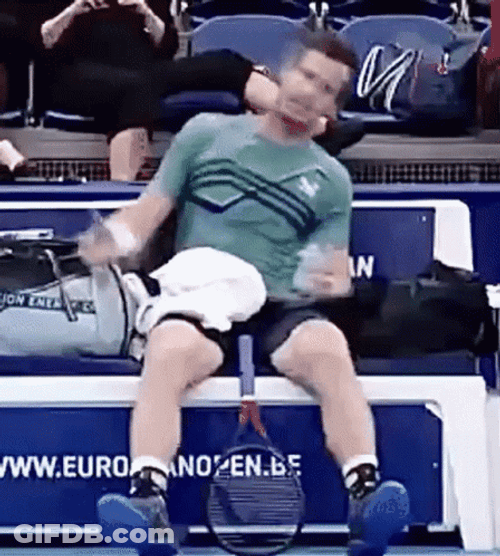Andy Murray Rocking The Chair GIF